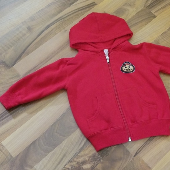Other - Boys OSU Ohio State Red Brutus Buckeye Hoodie Other - Boys OSU Ohio State Red Brutus Buckeye Hoodie